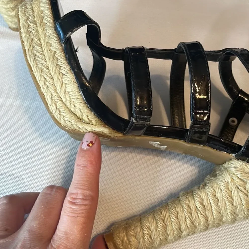 BCBGeneration caged platform sandals